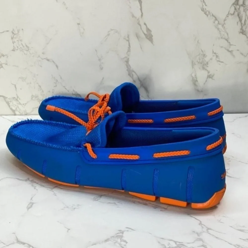 Wendorf Classic Poppy Orange/ Azure Blue Size 11 Swims